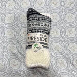 Sofsole Fireside Nordic Black and White Cozy Socks